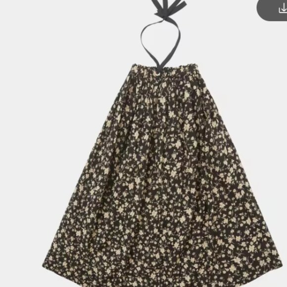 Caramel floral kids dress size 6 - Picture 3 of 3